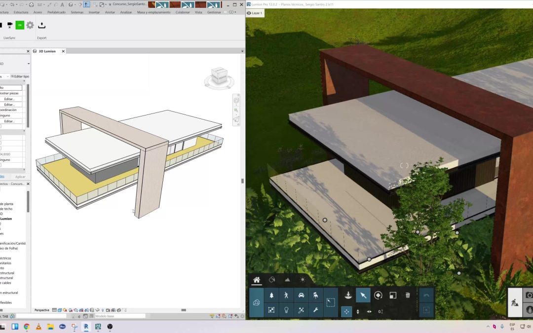 Renders y flujo de trabajo en Revit