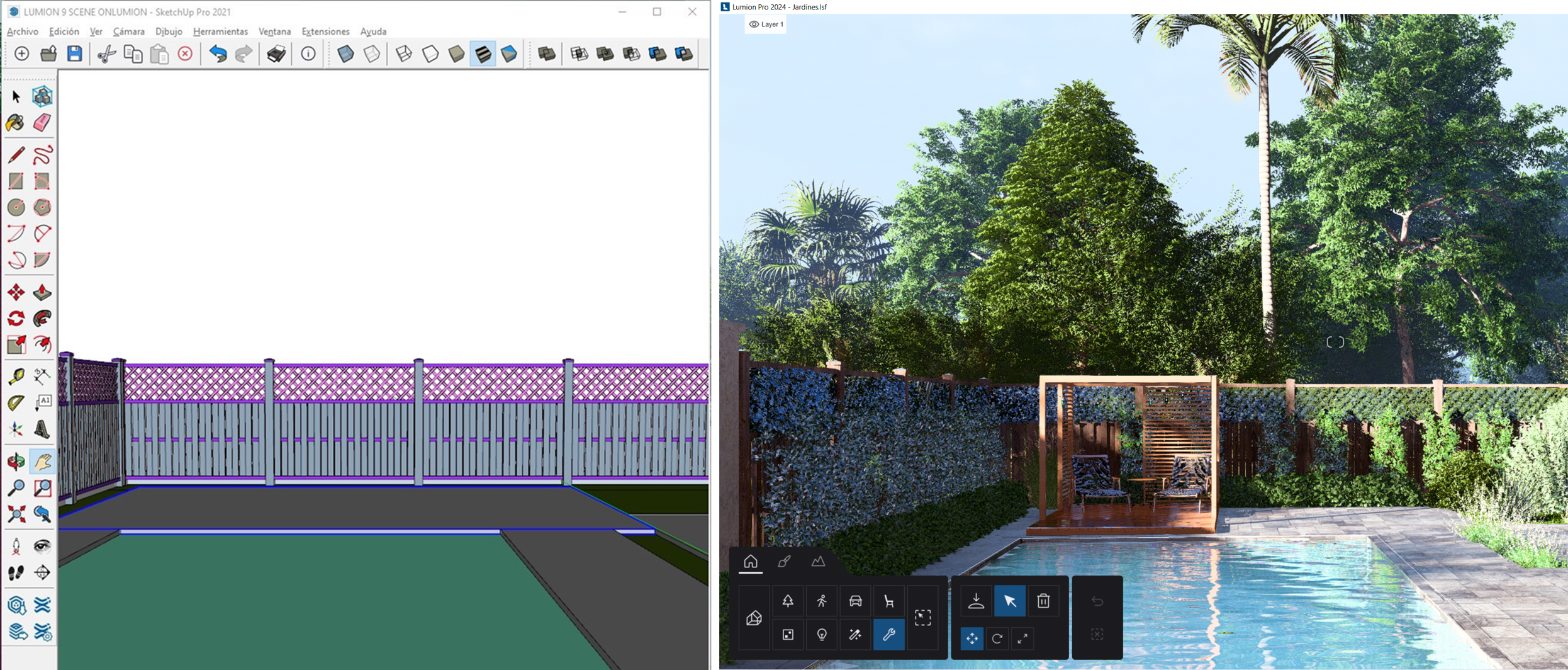 programa diseño jardines livesync 3
