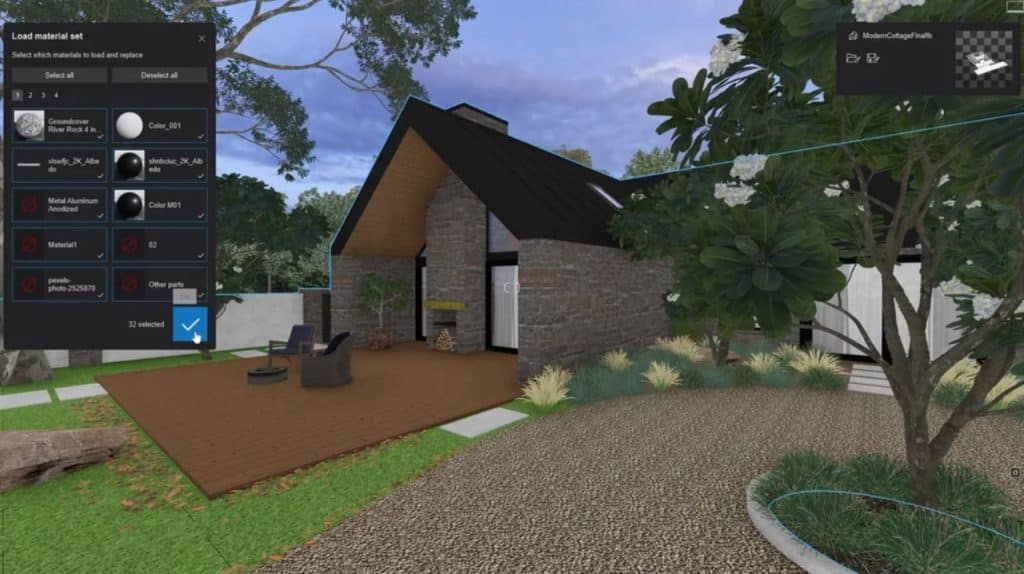 trucos para render conjunto de materiales