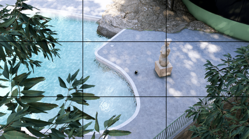 composición en fotografgía regla de los tercios