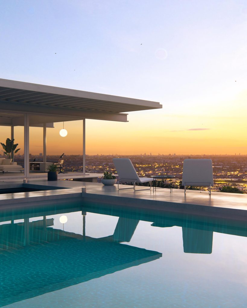 stahl house golder hour