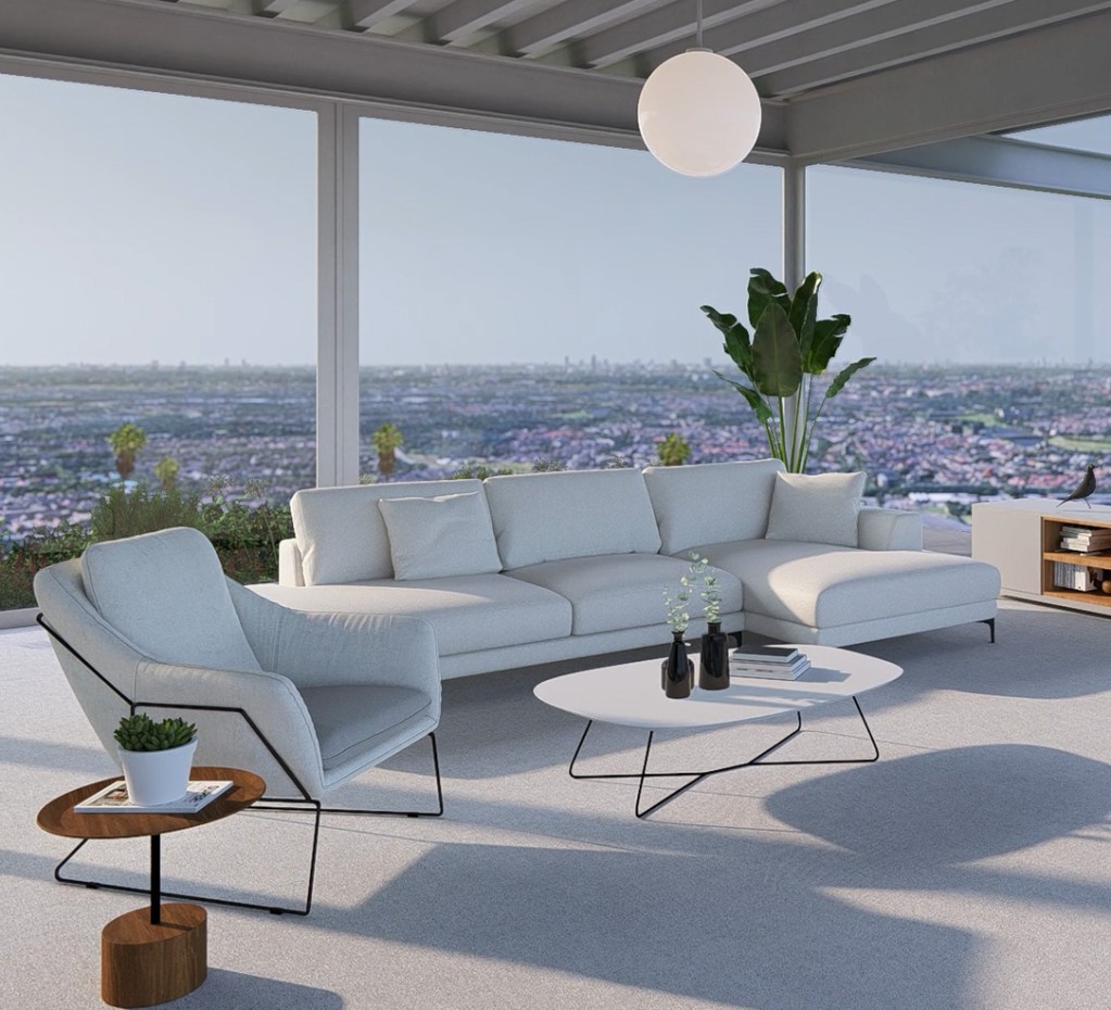 stahl house living room angled shot