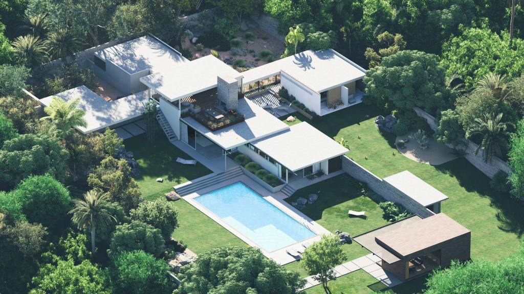 isometric kaufmann house