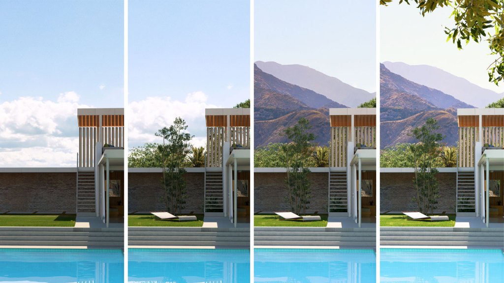 kaufmann house layering example