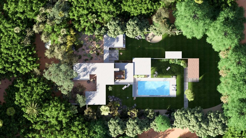 kaufmann house site plan