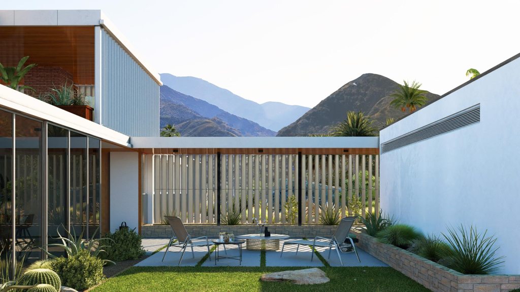 kaufmann house back side