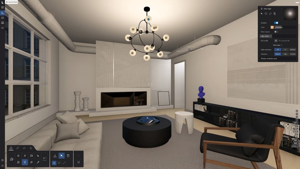 editing light properties