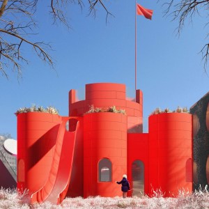 snow castle pointillisme bc