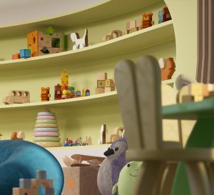 kindergarten interior toys