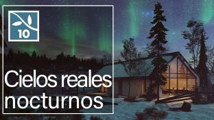 Cielos reales nocturnos y auroras boreales Cielos reales nocturnos y auroras boreales